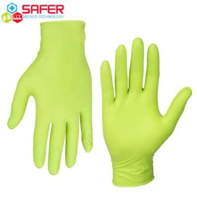 Cheap Price Disposable Nitrile Green Gloves Supplier From Malaysia