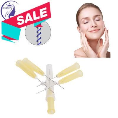 Monofilament Face Lifting Double Needle Blunt Cannula Injection 3D Cog Pdo Suture Thread