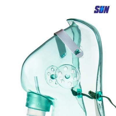 Disposable Medical Capnography CO2 Sampling PVC Oxygen Mask