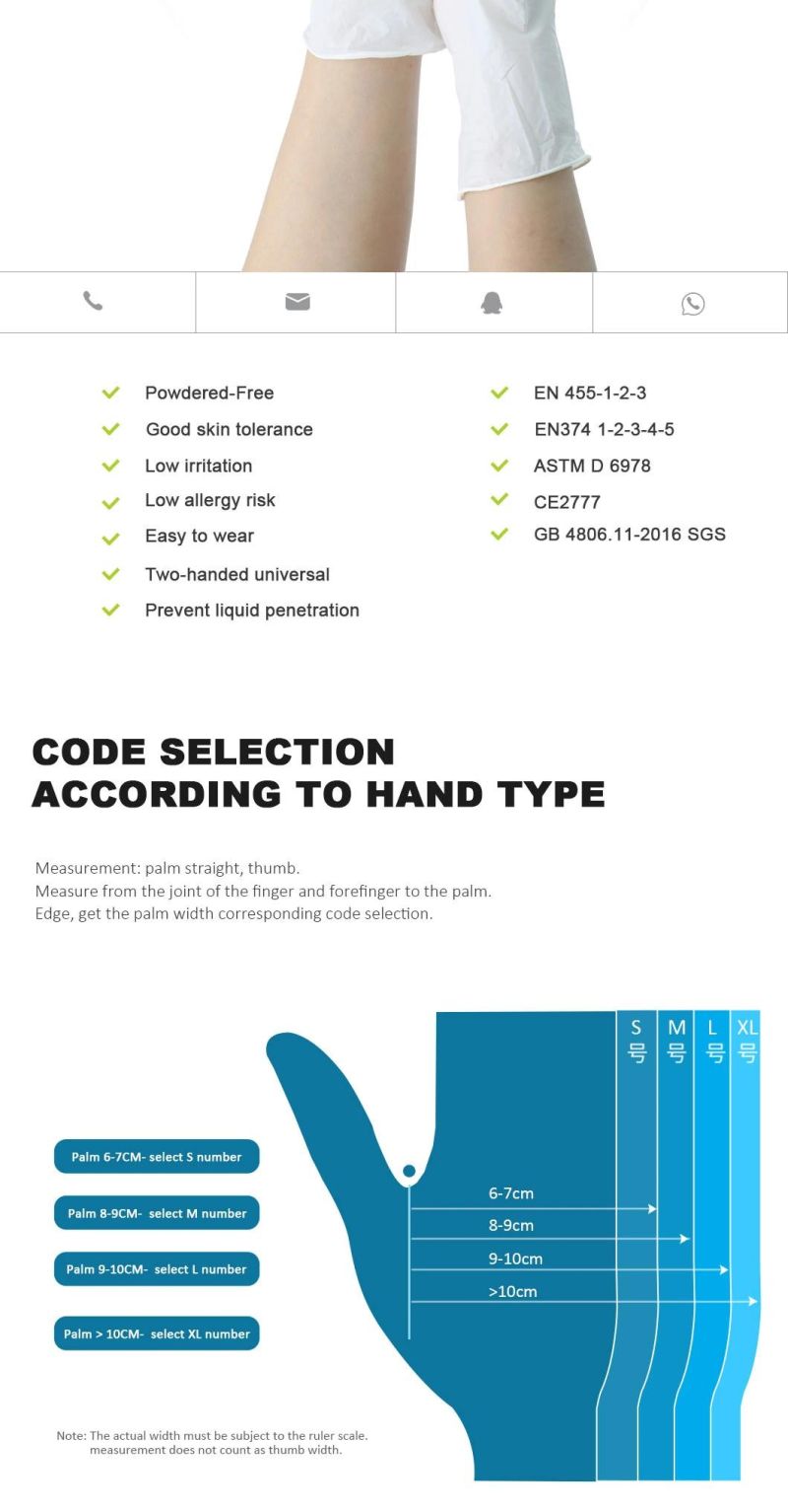 Disposable Suppliese From China Food Serviece Nitrile Gloves