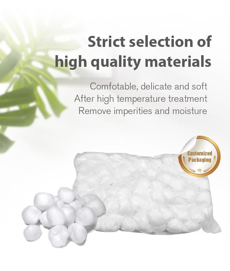0.2g-3G Per PCS Two Years 100PCS/Bag, 48 Bags/CTN Bulk Jumbo Cotton Balls