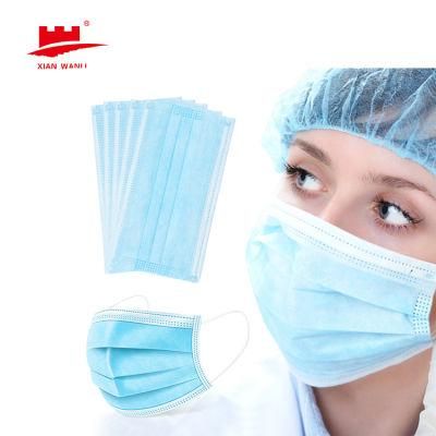 Professional Wholesale Disposable Medical Mask 3ply Single-Use Face Mask Mascarilla Medical