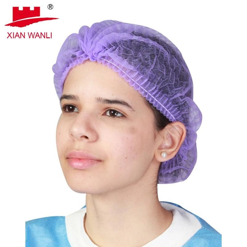 Disposable Nonwoven Spunlace Surgical Cap Disposable Medical Hair Cap