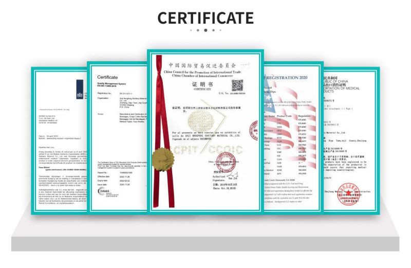 Mdr CE Approved Disposable Instant Absorption First Aid Bandage for Minor Wound Care