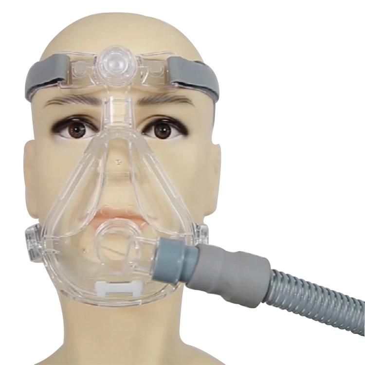 Full CPAP Silicone Face Mask for Sleep Apnea with Headgear