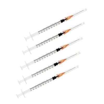 1ml Luer Lock Vaccine Injection Syringe with Needle Syringe for Vaccines