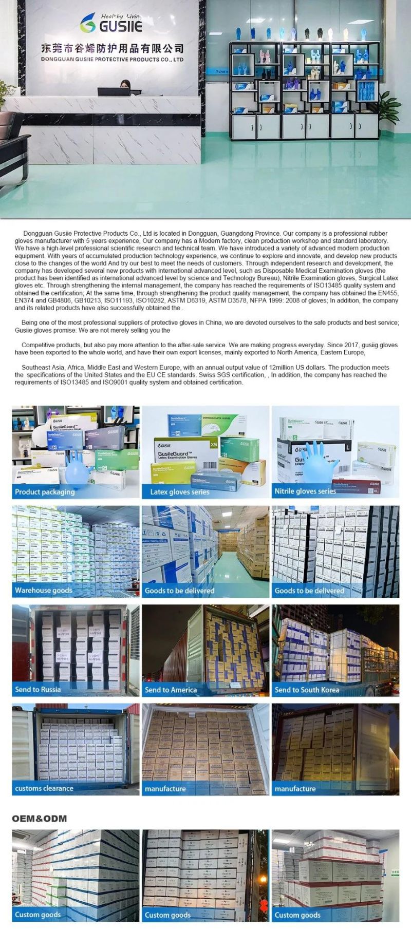 Disposable Suppliese From China Food Serviece Nitrile Gloves