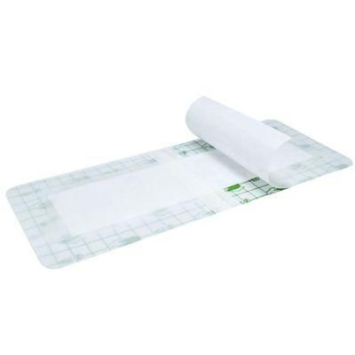 Sterile Wound Plasters Wound Healing Non-Woven PU &amp; Cotton Fabric Plasters
