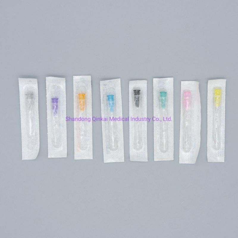 Disposable Sterile Injection Needles 16g, 18g, 19g, 20g, 21g, 22g, 23G, 24G, 25g, 26g, 27g, 28g, 30g