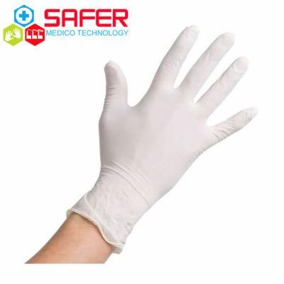 Powder-Free Latex Examination Glove Thailand Disposabke Medical Grade
