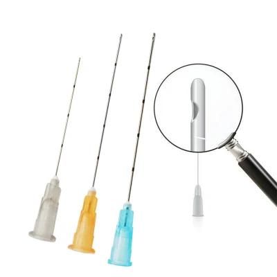 High Quality Stainless Steel 22g 50mm Blunt Tip Needle Micro Cannula