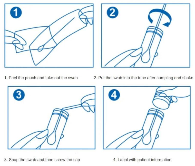 Disposable Virus Sampling Tube Sampling Kit Collection Tube (THR-VS002)