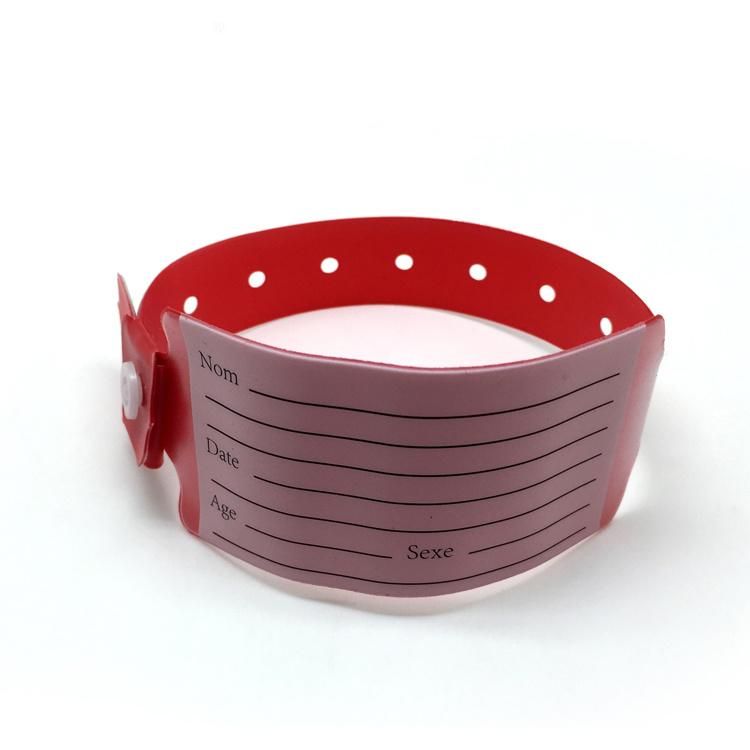 Custom Adult Write on Hospital ID Wristband