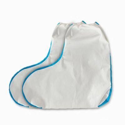 Nonwoven Protective Medical Shoe Cover Nonskid Anti Skid Disposable Waterproof Shoecover