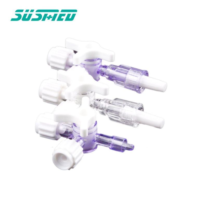 Disposable 3 Way Stopcock with Female Male Luer
