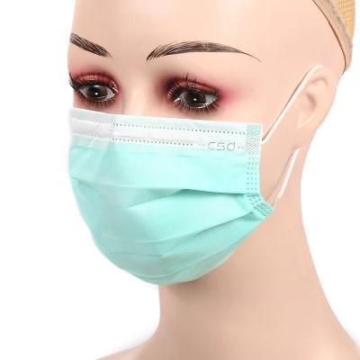Nonwoven Disposable Medical Face Mask with Colorful Farbic Material