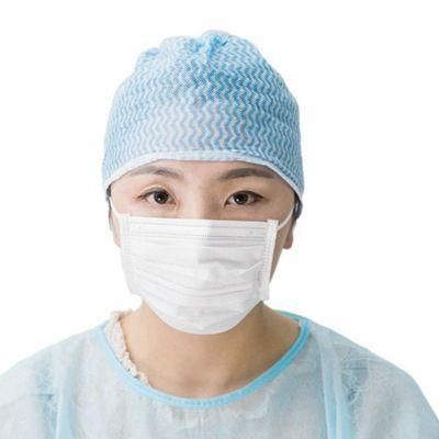 Disposable Surgical Head Cover Spunlace Surgeon Cap
