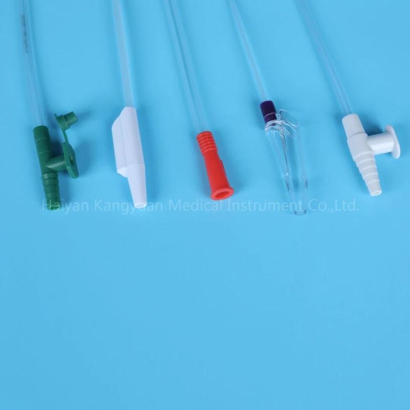 Suction Catheter Medical Device for Respiratory Treatment Oxygen PVC Factory CE