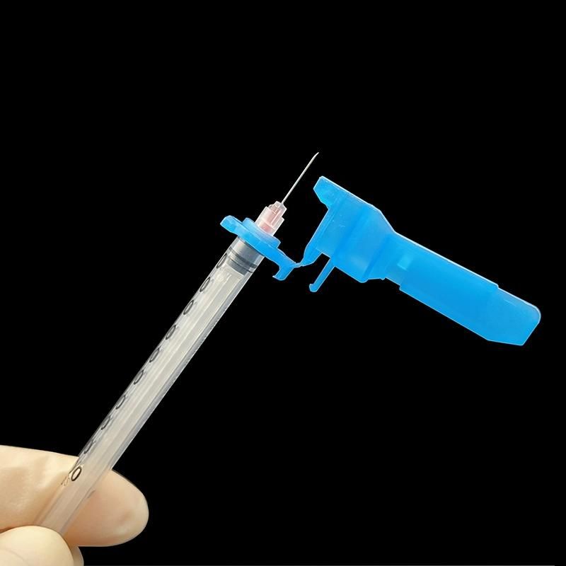 CE/FDA Approved Disposable Safety Insulin Syringe 50/101units