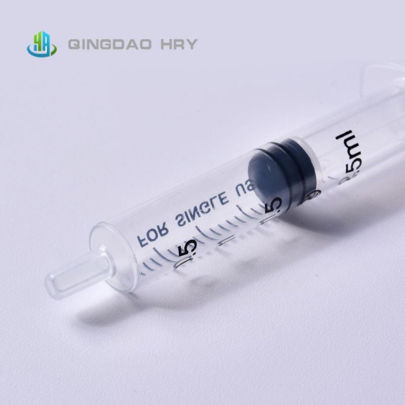 2.5ml Disposable Syringe Luer Slip Without Needle From Professional Manufacture with FDA 510K CE&ISO Improved for Vaccine Stock Products and Fast Delivery