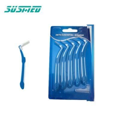 2021 Eco Friendly Orthodontic Dental Disposable Toothbrush Interdental Brush with Cover