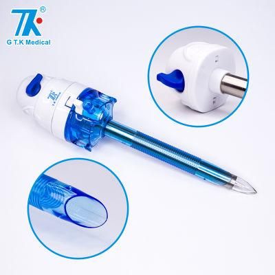CE FDA 510K Approval Safe and 100% Leak-Proofness Disposable Optical Trocars for Laparoscopic Choledocholithotomy