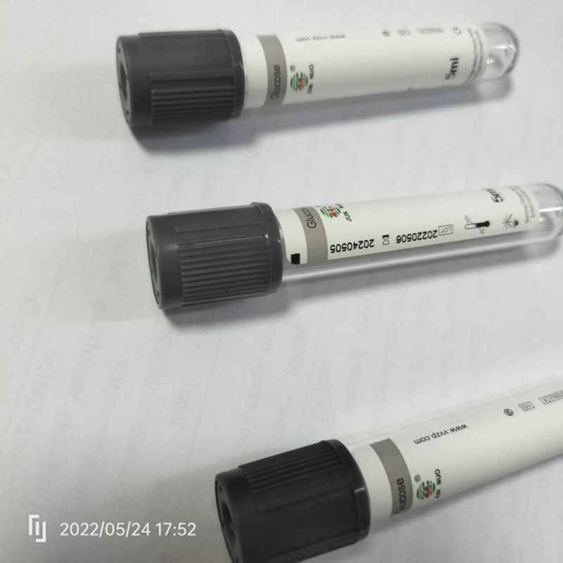 Vacuum Blood Collection Tube Glucose Tube with CE & ISO 13485