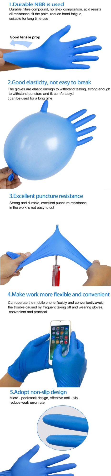 Cheap Price Reinforced Sterile Surgical Gown Reinforced Gloves