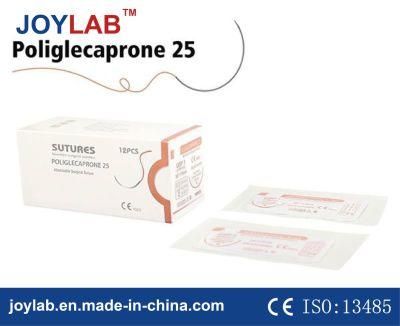 Absorbable Surgical Suture Polyglecaprone 25