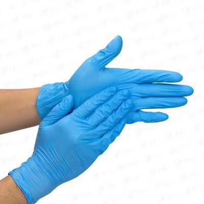 Good Quality Disposable Nitrile Medical Gloves Hand Gloves 100PCS/Box Blue Color