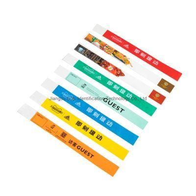 Printable Tyvek Wristbands Waterproof Disposable Party Tickets ID Wristbands