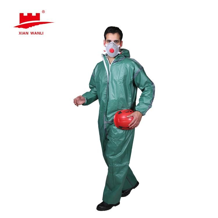 Anti-Virus Sterile PP PE Disposable Isolation Hazmat Safety Suit Protective Clothing Medical Chemical Coveralls