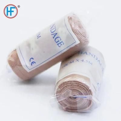 Mdr CE Approved Ready-for-Use Rubber High Elastic Bandage with Elastic Band Clips