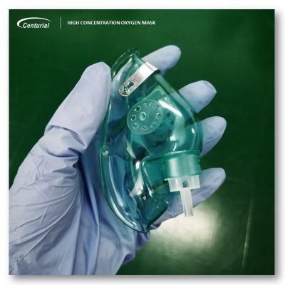 High Concentration PVC Oxygen Mask (CE, CFDA, FSC, FDA, ISO 13485)