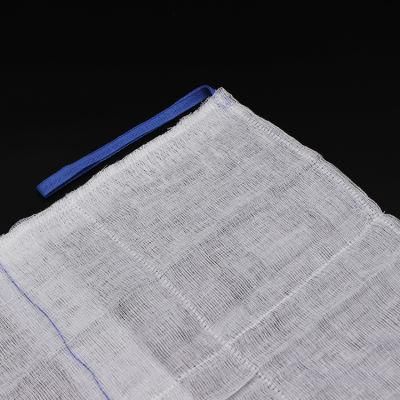 Medical Use Absorbent Gauze Lap Sponge with Blue Loop