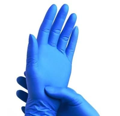 Heremefill Blue Powder Free Disposable Medical Gloves for Safe Thickening