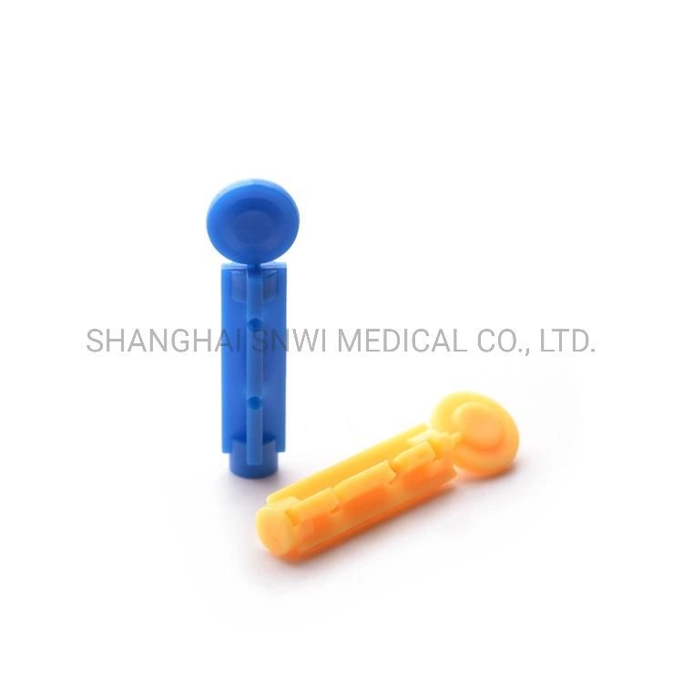 Medical Disposable Sterilie Twist Blood Lancet with Safety Cap and Tri-Bevel Nedle Tip