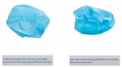 Factory Price Disposable Colorful Nonwoven Round Cap