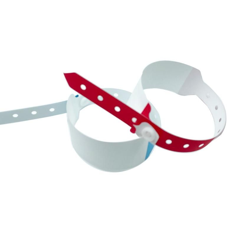 Disposable Waterproof Customs Soft ID Bracelet for Hospital