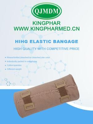 China Factory Medical Skin Color Rubber High Elastic Bandage Rubber Elastic Bandage with CE and ISO
