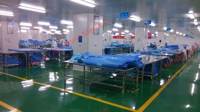 Medical Supplies 45g Sterial SMS Disposable Surgical Gown