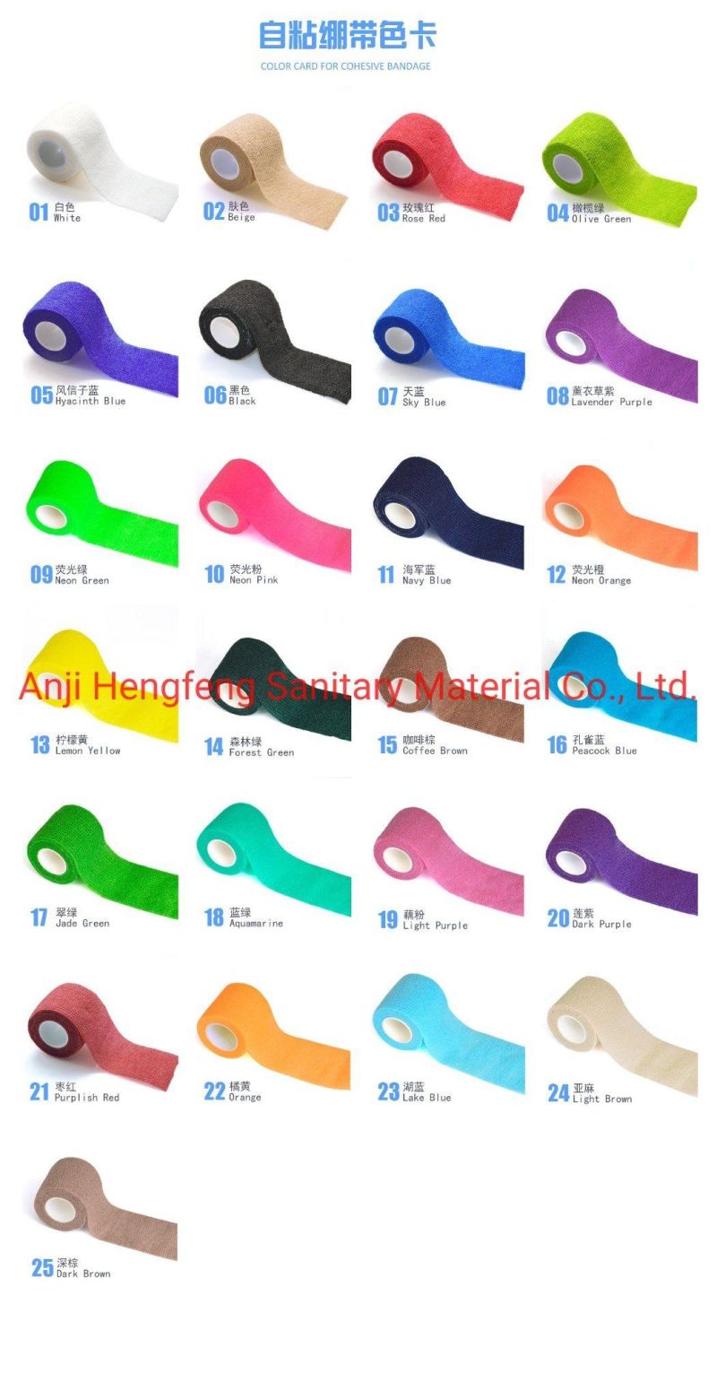 Medical Bandage Manufacturers for Nonwoven Elastic Cohesive Manufacturer Wrap
