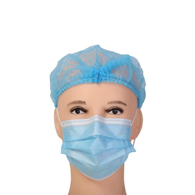 Comfortable Design Flat Elastic Ear-Loop Disposable 3 Ply Surgical Face Mask