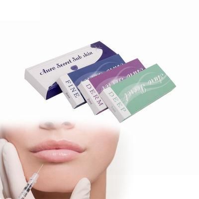 10ml Gel Syringe for Buttock Lips Face Corss Linked Hyaluronic Acid Dermal Filler