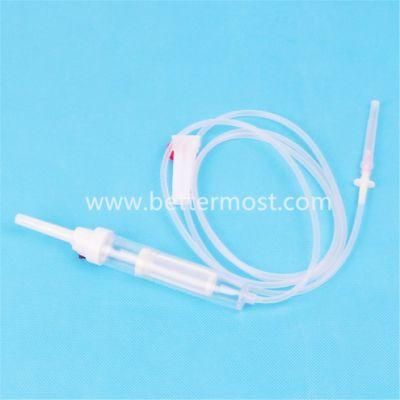 High Quality Medical Sterilized Blood Administration Set with PE Bag ISO13485 CE