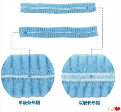 Round Cap Disposable PP Non-Woven Fabric Medical, Daily Use, Food Processing Industry