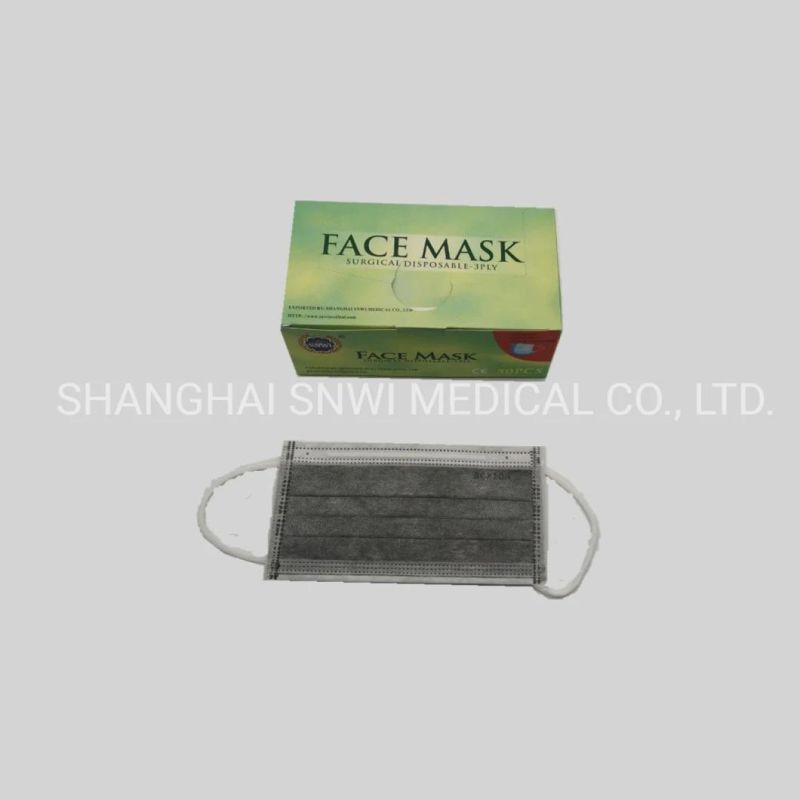 CE&ISO Certification Medical Surgical Protective Disposable Non Woven 3ply Face Mask