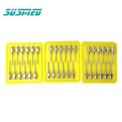 Veterinary Stainless Steel Needles Animal Syringes Needle with Copper Hub