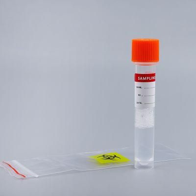 CE Approval 10ml Sterile Medical Test Tubes with Vtm