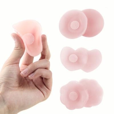 Discount Silicone Invisible Adhesive Nipple Sticker Reusable Invisible Bra Nipple Cover